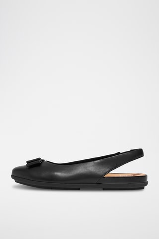 Ballerines en cuir de mouton Dynamicush - Noir
