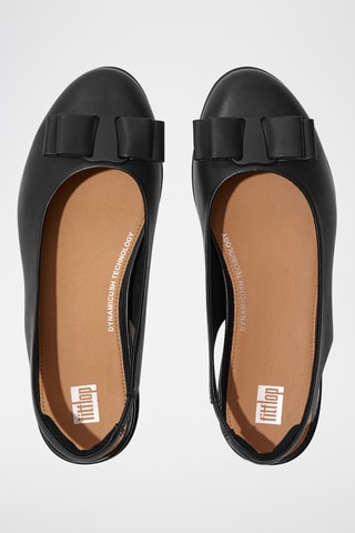 Ballerines en cuir de mouton Dynamicush - Noir