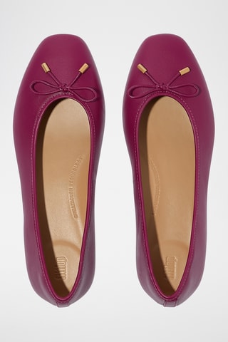 Ballerines en cuir Dynamicush - Bordeaux