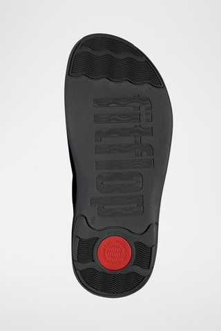 Tongs plateformes Microwobbleboard - Noir
