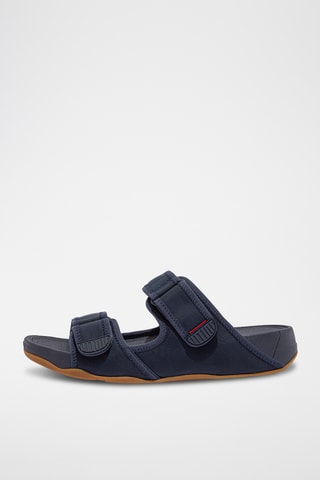Mules plateformes Microwobbleboard - Bleu marine