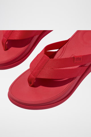 Tongs plateformes Microwobbleboard - Rouge