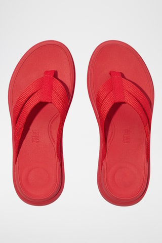 Tongs plateformes Microwobbleboard - Rouge