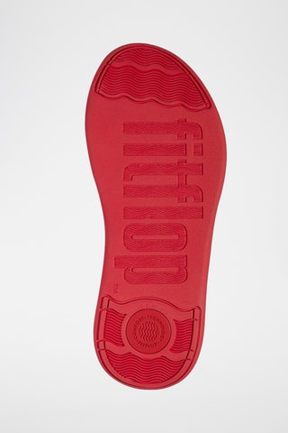 Tongs plateformes Microwobbleboard - Rouge