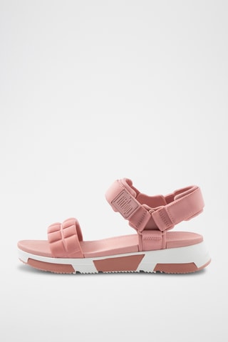 Sandales plateformes Microwobbleboard - Rose poudré