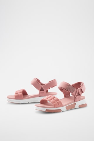 Sandales plateformes Microwobbleboard - Rose poudré