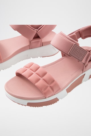 Sandales plateformes Microwobbleboard - Rose poudré