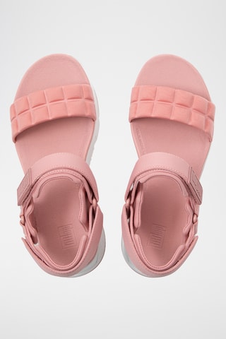 Sandales plateformes Microwobbleboard - Rose poudré