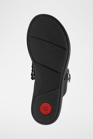 Tongs en cuir Dynamicush - Noir