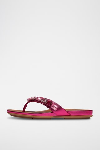 Tongs en cuir Dynamicush - Fuchsia