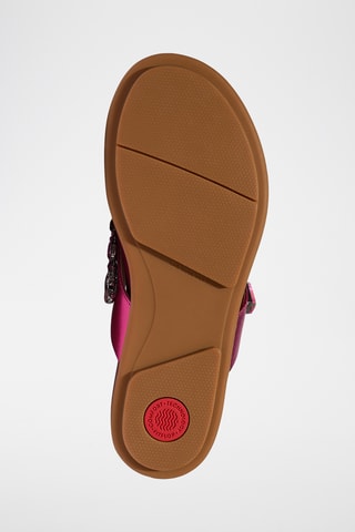Tongs en cuir Dynamicush - Fuchsia