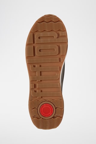 Baskets plateformes en cuir Microwobbleboard - Gris