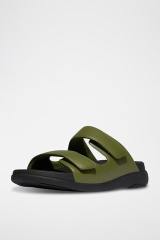 Mules plateformes Microwobbleboard - Vert foncé