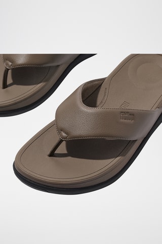 Tongs plateformes Microwobbleboard - Marron