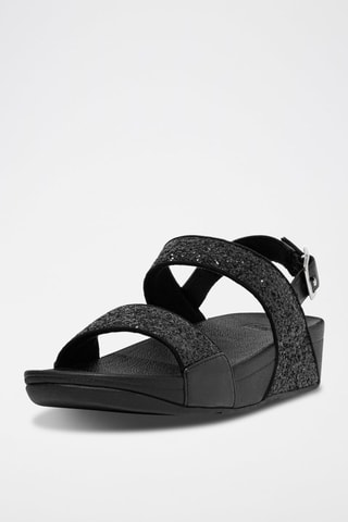 Sandales compensées Lulu - Noir