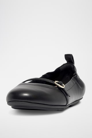 Ballerines en cuir - Noir