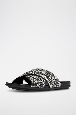 Mules à talons en cuir Lulu - Noir