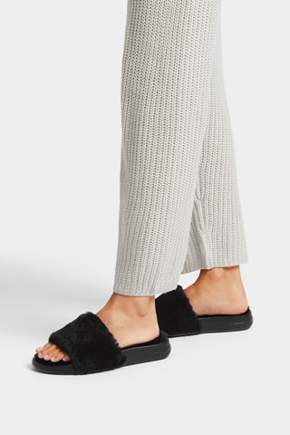 Mules en cuir - Noir