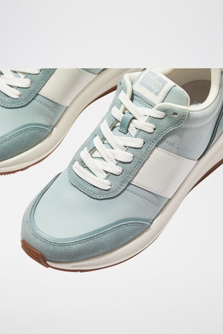 Baskets en cuir - Bleu