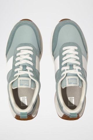 Baskets en cuir - Bleu