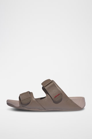 Mules en cuir - Gris