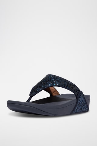 Tongs compensées Lulu Opul - Bleu marine