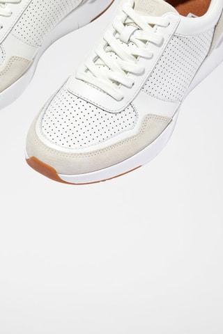 Sneakers en cuir - Blanc