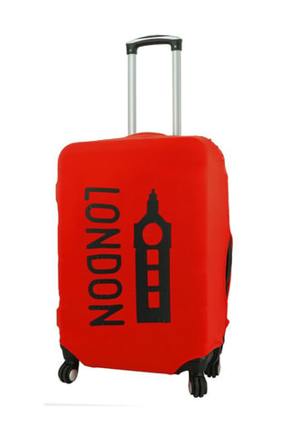 Funda de protección para maleta Aerial New York - Rojo - 67 cm