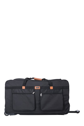 Bolsa de viaje con ruedas Outsider - 90 cm  - Negro