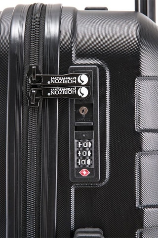 Maleta de cabina Ultra - 57 cm - Candado TSA - Negro