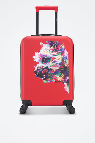 Maleta de cabina Lucca Animals - 55 cm - Rojo