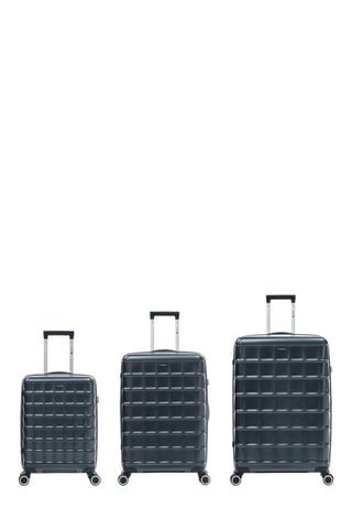 Juego de 3 maletas Vision (S/M/L) - 55/65/75 cm - Azul