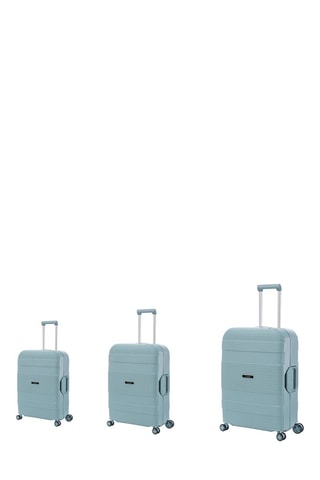 Juego de 3 maletas Ocean - 56/65/74 cm - Candado TSA - Blanco