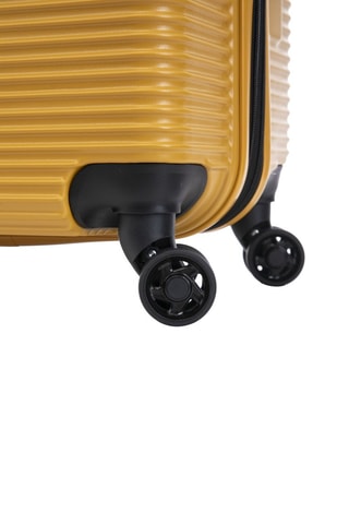 Juego de 3 maletas Mary (S/M/L) - 55/65/75 cm - Amarillo