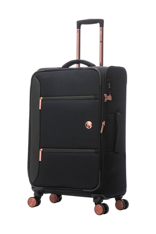 Maleta mediana Premium Soft - 65 cm - Negro