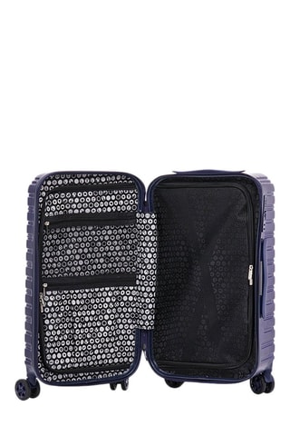 Maleta mediana Fusion - 61 cm - Candado TSA - Azul