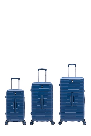 Juego de 3 maletas - Azul -­ Candado TSA