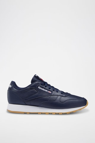 Leren Sneakers Classic - Marineblauw