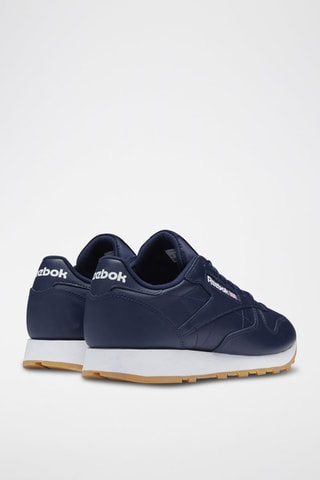 Leren Sneakers Classic - Marineblauw