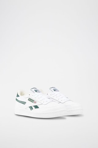 Leren Sneakers Club C Revenge - Wit en Groen