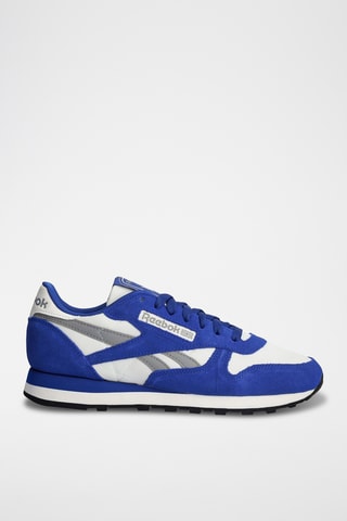 Nubuck Sneakers Classic - Kobaltblauw