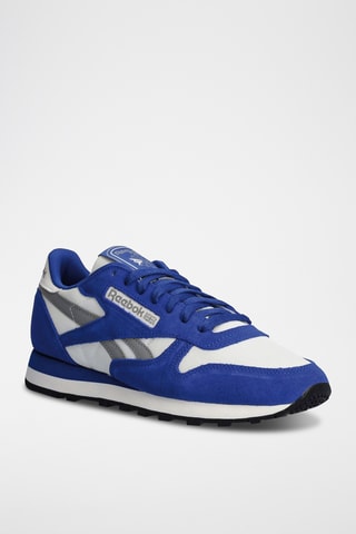 Nubuck Sneakers Classic - Kobaltblauw