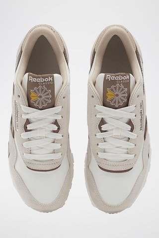 Nubuck Sneakers Classic Nylon - Wit