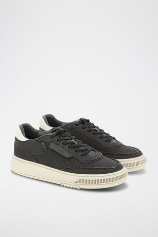 Nubuck Sneakers Club C LTD - Zwart en Wit
