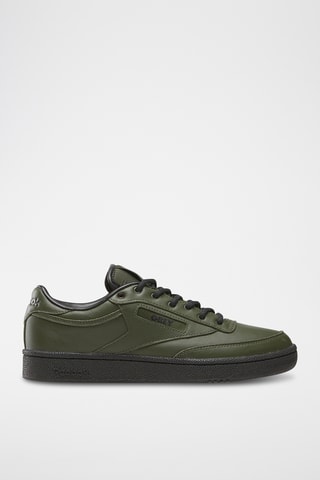 Leren Basketbalschoenen Club C 85 - Groen
