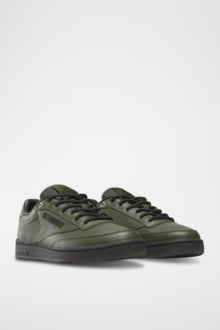 Leren Basketbalschoenen Club C 85 - Groen