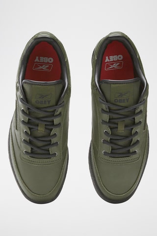 Leren Basketbalschoenen Club C 85 - Groen