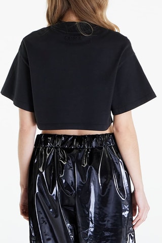 Cropped T-shirt - Zwart