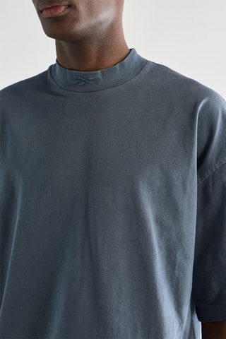 Oversized T-shirt - Petrolblauw