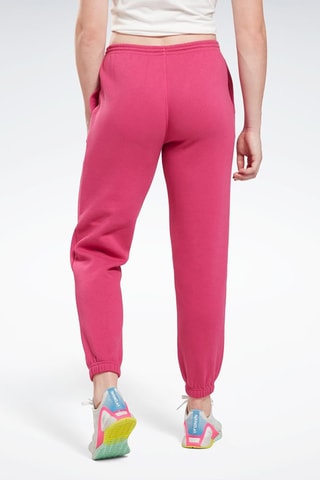 Fleece Trainingsbroek Hoge Taille Ri- Roze